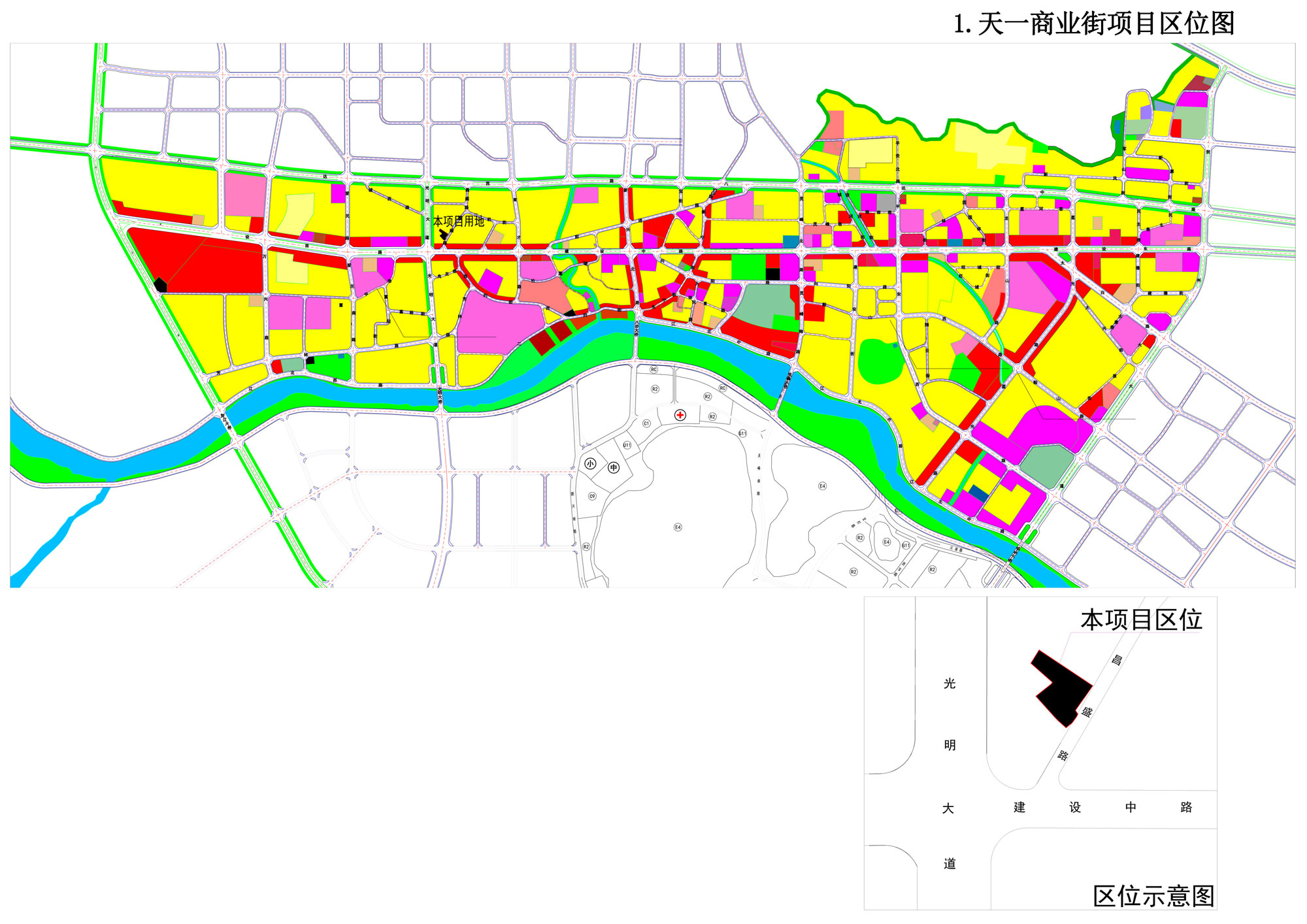 贺州市八步区天一商业街规划及建筑设计方案批前公示图片