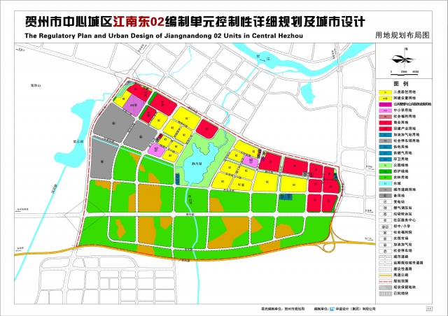 贺州市中心城区江南东02编制单元控制性详细规划及城市设计批前公示